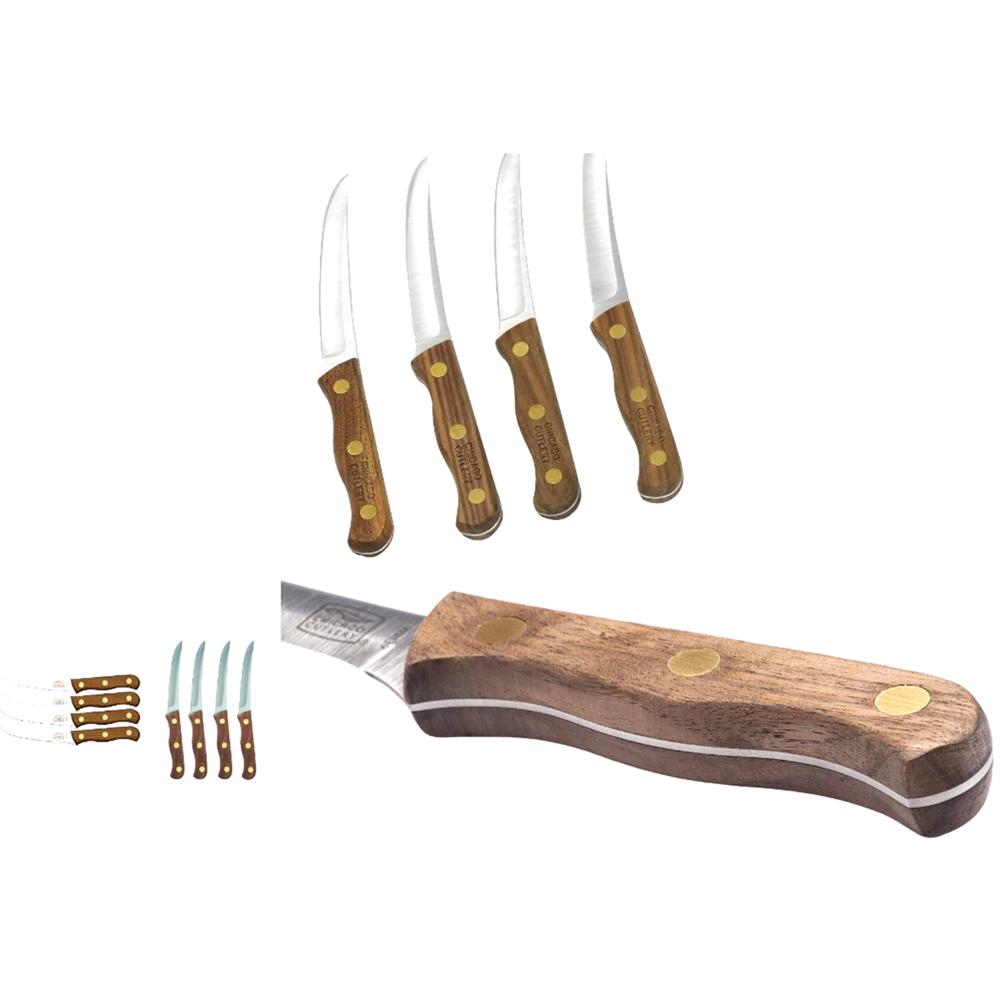 Chicago Cutlery 4pc. Tradition Steak Knife Set - Walnut