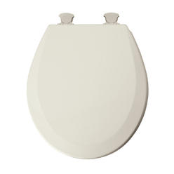 Mayfair Advantage Mayfair 41EC346 Mayfair Advantage Round Closed Front Biscuit Wood Toilet Seat 41EC346