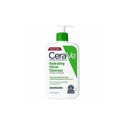 CeraVe Hydrating Facial Cleanser | Moisturizing Non-Foaming Face Wash with Hyaluronic Acid, Ceramides and Glycerin | 16 Fluid Ou