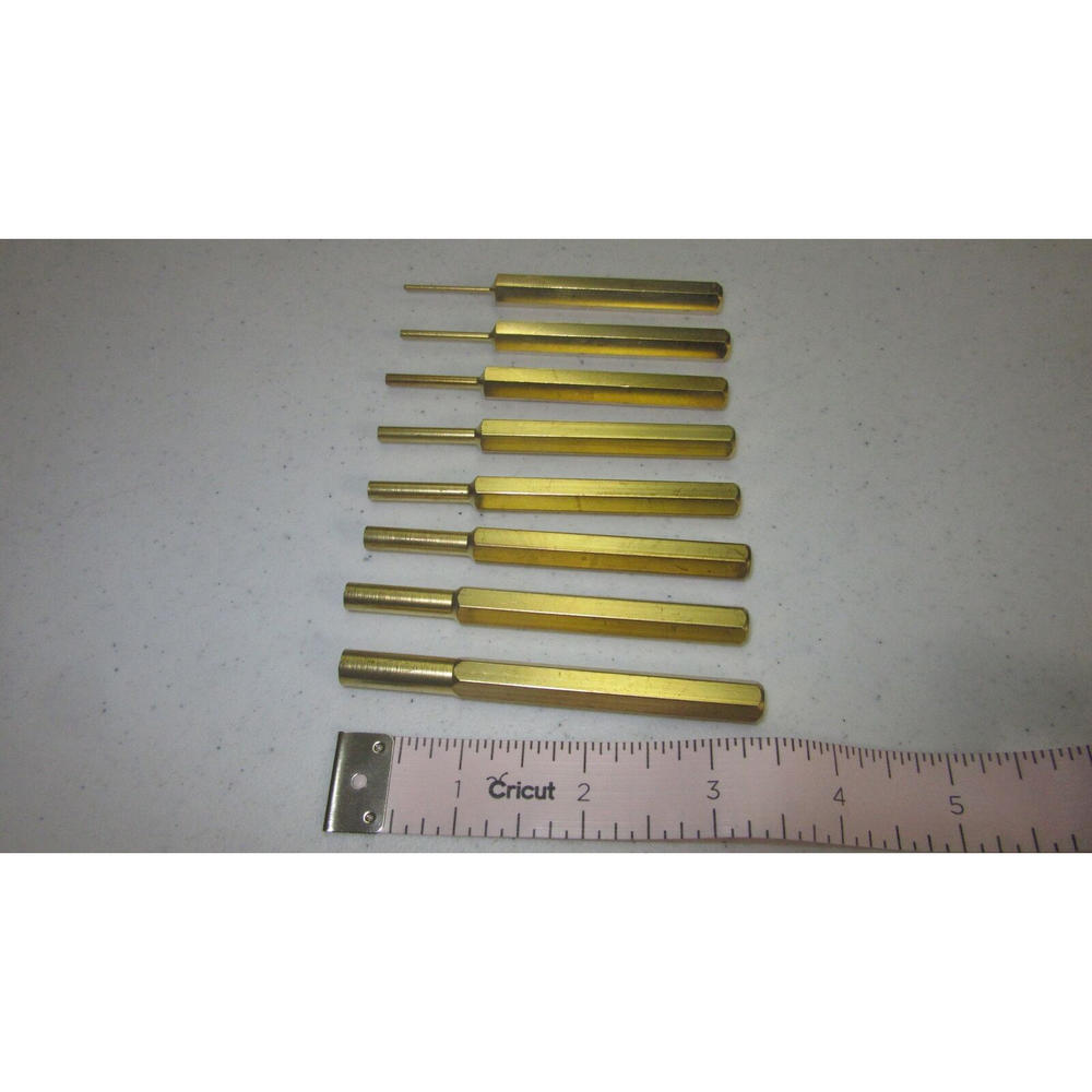 Grace USA BRP8 8pc. Roll Pin Punch Set Sears Marketplace