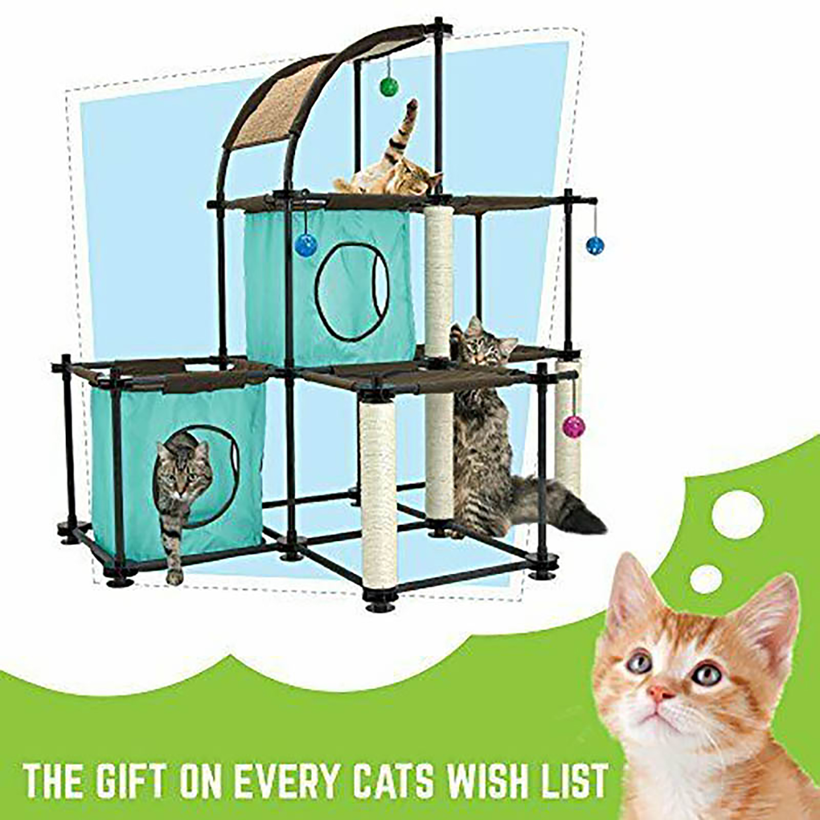 kitty city claw mega kit cat furniture