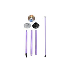 AplusBuy Yescom Portable Dance Dancing Pole Purple Kit Exercise Club 50mm, Non rotating, Applicable height: 7.21-8.53ft(220-260cm)