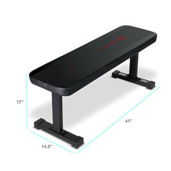 Marcy Fitness Marcy Flat Utility 600 lbs Capacity Weight Bench for Weight Training and Ab Exercises SB-315