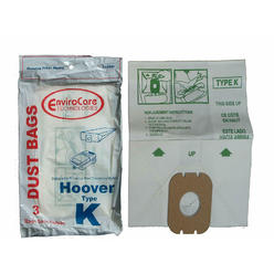 EnviroCare Vacuum Bags for Hoover Type K Canisters - 3 Pack