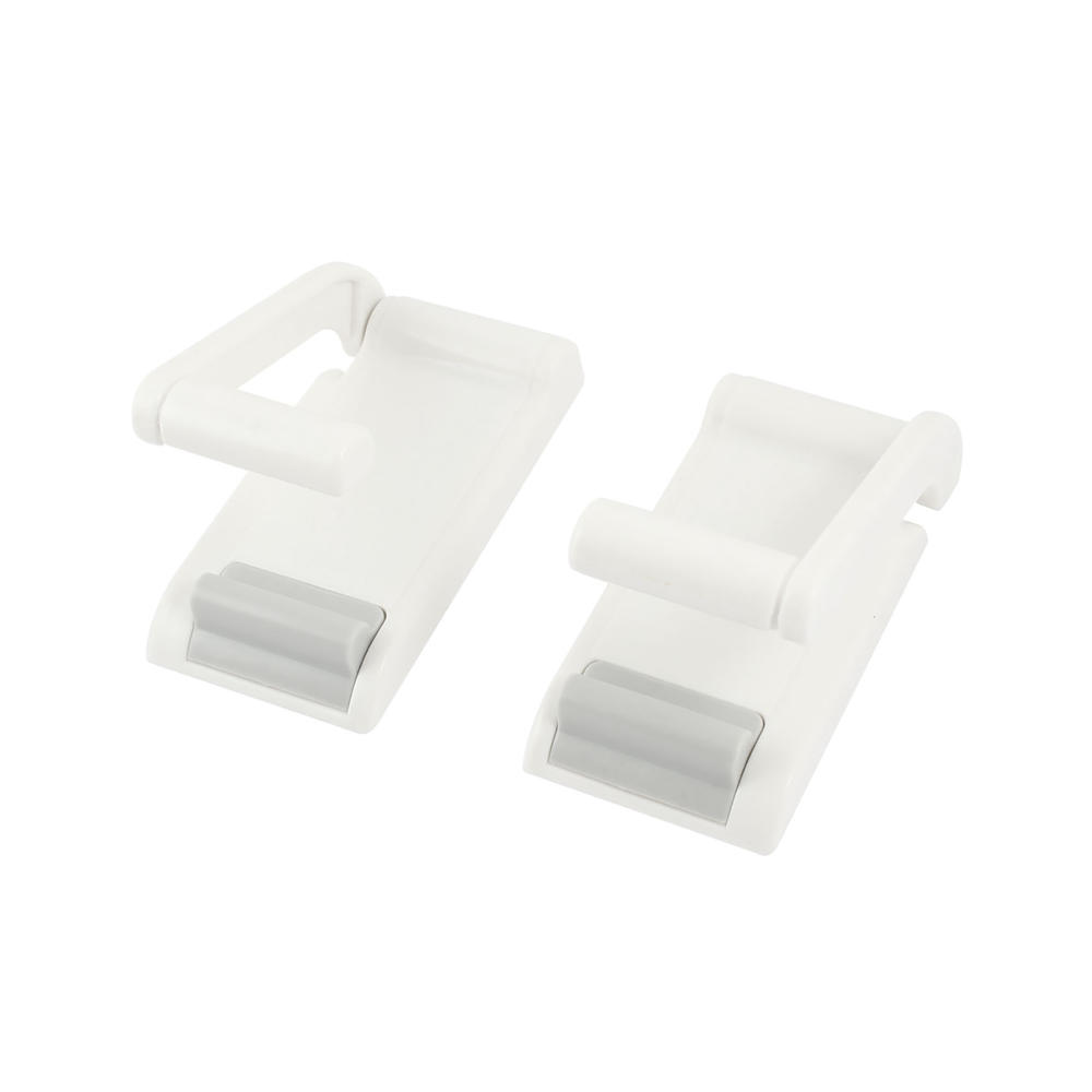 Unique Bargains 2pc. Magnet Toilet Paper Tissue Holder Bracket - White