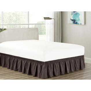 Hg Station Elastic Wrap Around 18 Bed Skirt Sears Marketplace