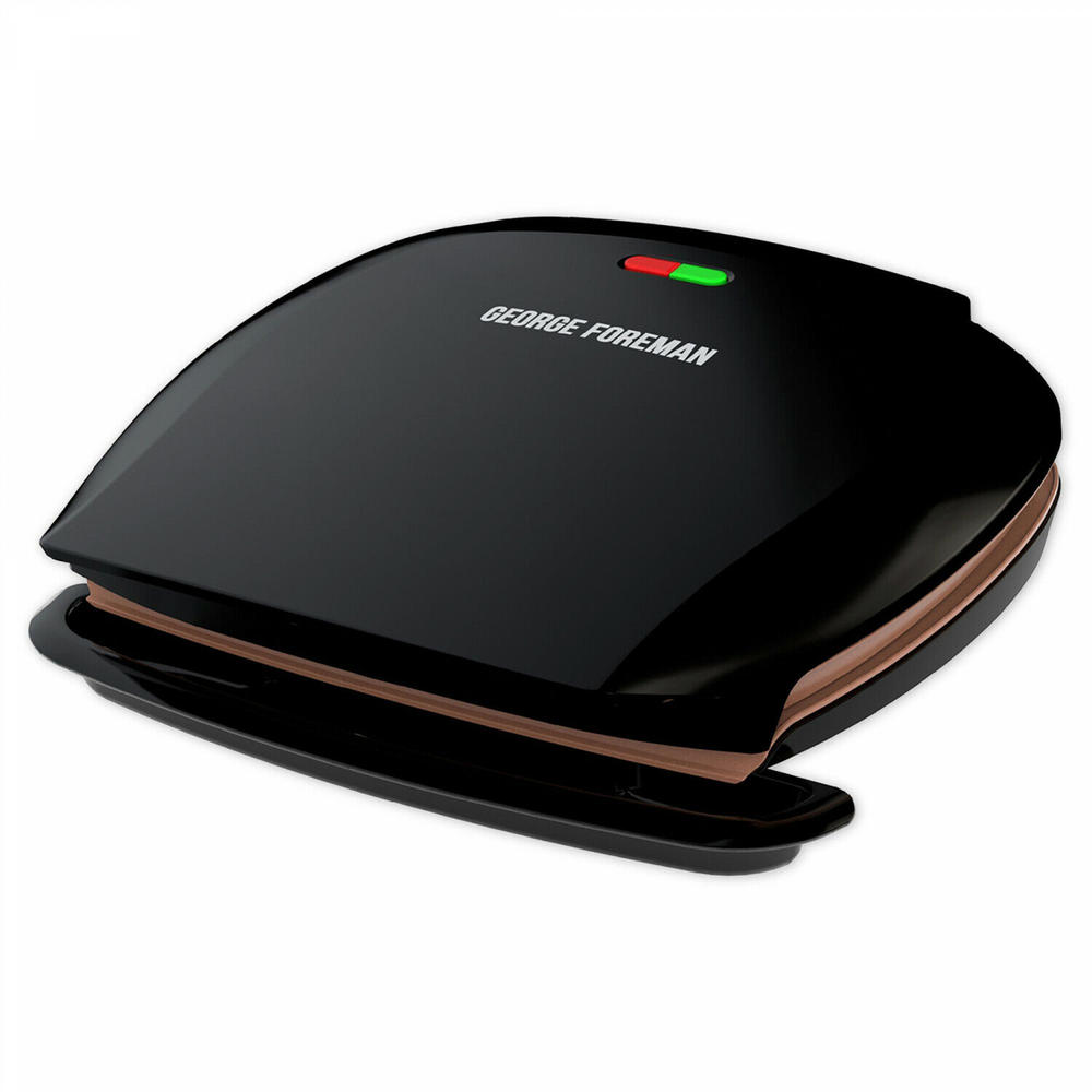 George Foreman GR2080BCB Electric 5 Serving Removable Plate Grill and Panini Press - Black