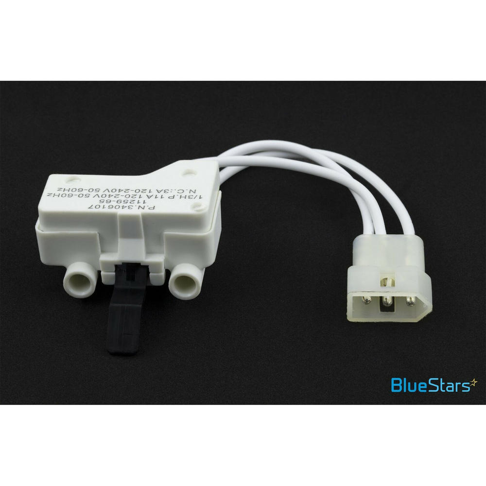 Bluestars 3406107 Dryer Door Switch Replacement White