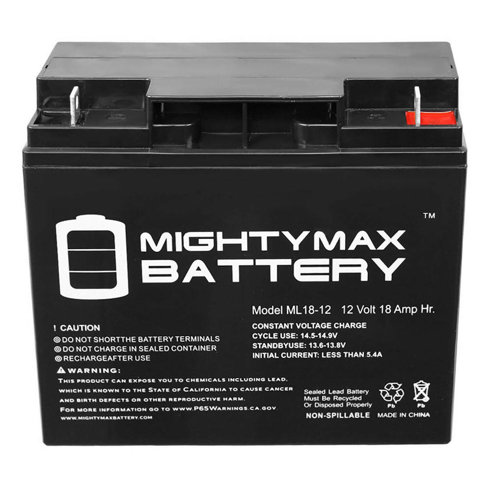 Mighty Max Battery ML18-122112217 12V 18Ah SLA Battery for Diehard 1150 Jump Start