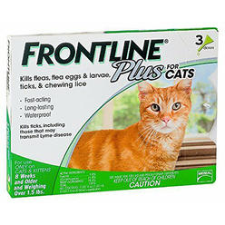 Frontline Merial Frontline Plus for Cat and Kittens weighing over 1.5 lbs. - 3 Doses