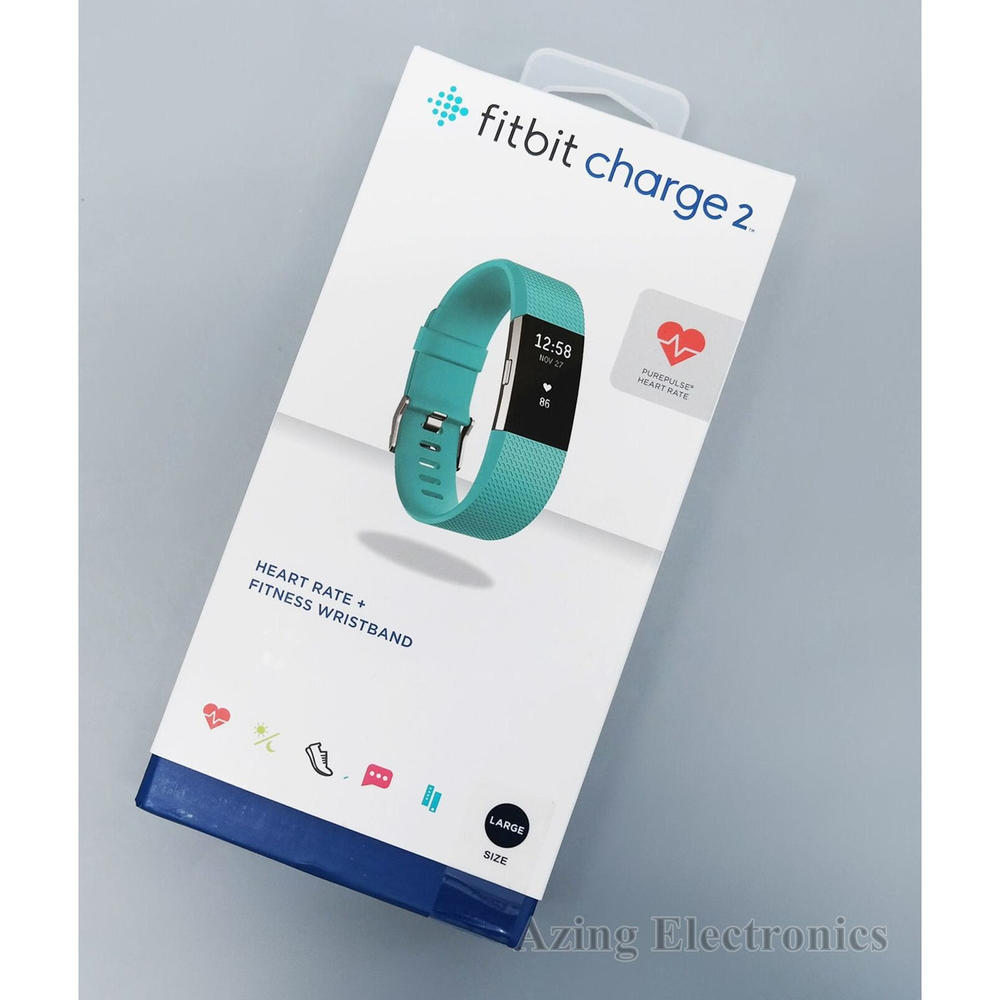 Fitbit Charge 2 Heart Rate Tracker Wristband - Teal