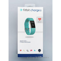 Fitbit Charge 2 Heart Rate + Fitness Wristband, Teal, Large (US Version)