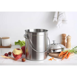 Utopia Kitchen Compost Bin for Kitchen Countertop - 1.3 Gallon Compost  Bucket for Kitchen with Lid - Includes