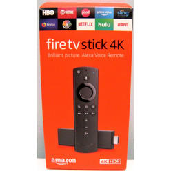Amazon Fire TV Stick 4K Voice Remote, Streaming Media Player - Black