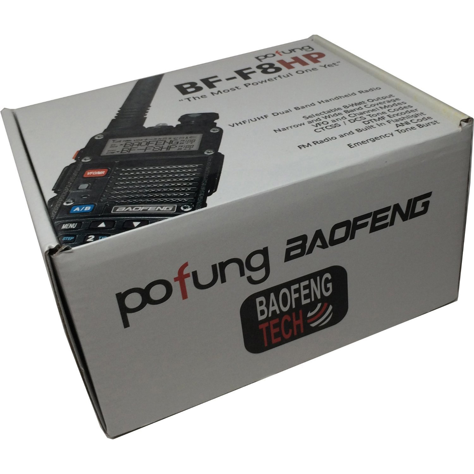 Baofeng Baofeng BFF8HP BF-F8HP 8W Dual Band Two Way Radio - Black