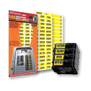 SteelLabels 105pc. Circuit Breaker Decals - Sears Marketplace