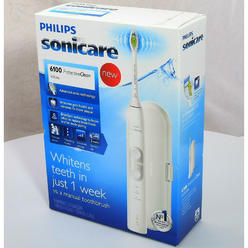 Philips Sonicare Philips Sonicare ProtectiveClean 6100 Rechargeable Electric Power Toothbrush, White (HX6877/21)