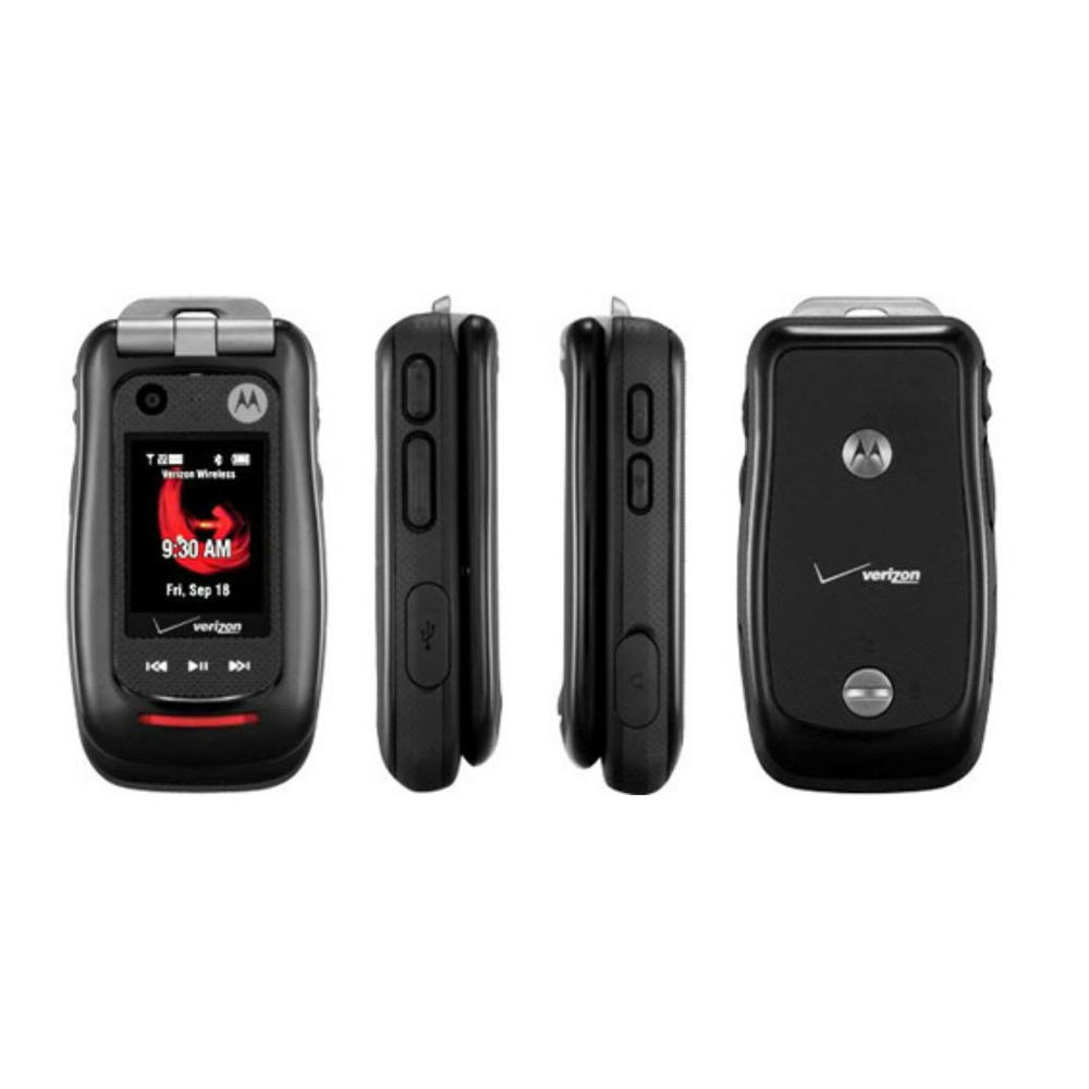 Motorola Barrage V860 Flip Phone Black