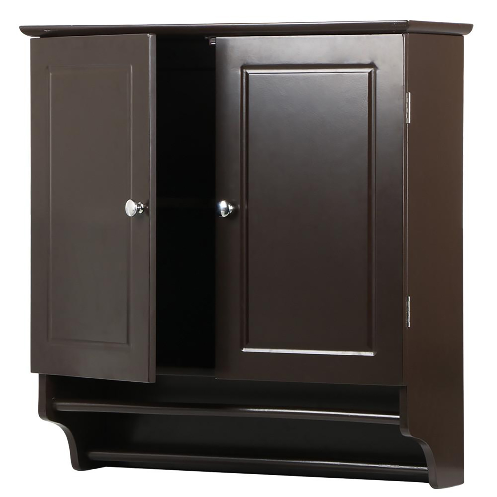 Espresso Wall Cabinet Bathroom