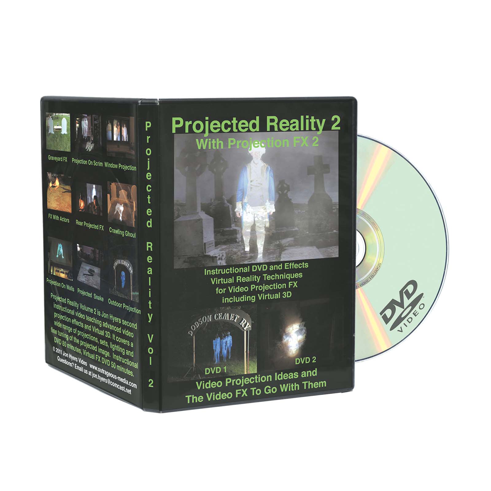 Morris Costumes Reality Vol 2 DVD Projected LED Special Effect Lights