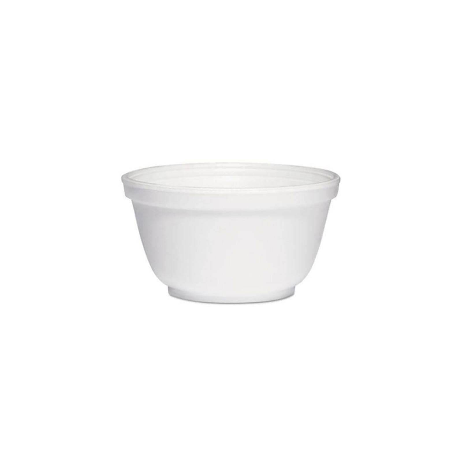 Dart 10oz. Round Foam Bowls - White