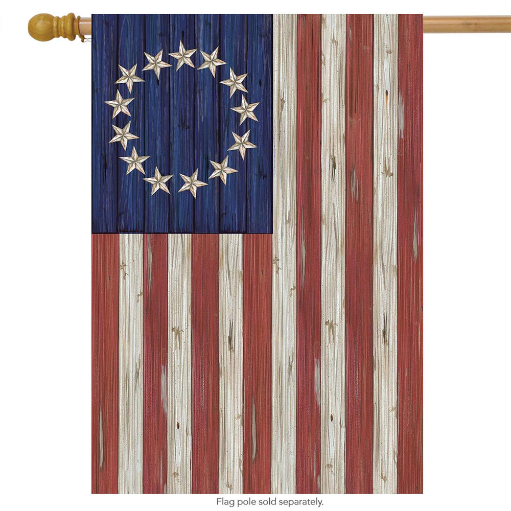 Briarwood Lane 28" x 40" Betsy Ross Patriotic American House Flag