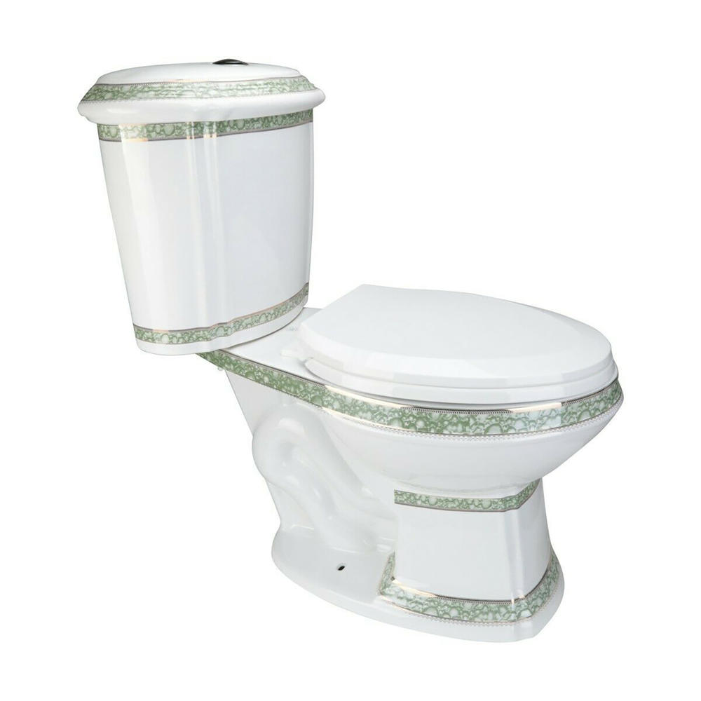 Renovators Supply India Reserve 2pc. Dual Flush Toilet - White