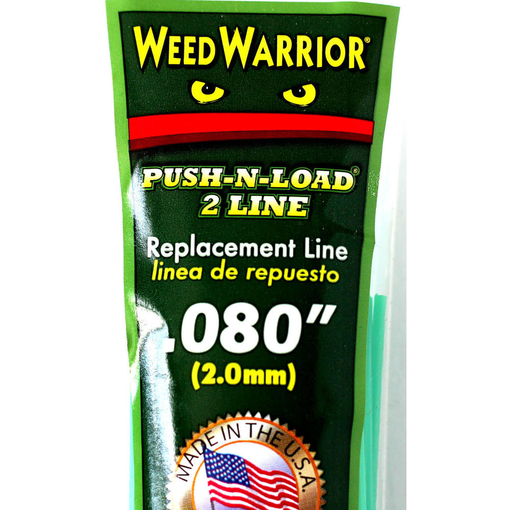 Weed Eater Weed Warrior Push-N-Load 20 Strips 0.080" Replacement Line - Green