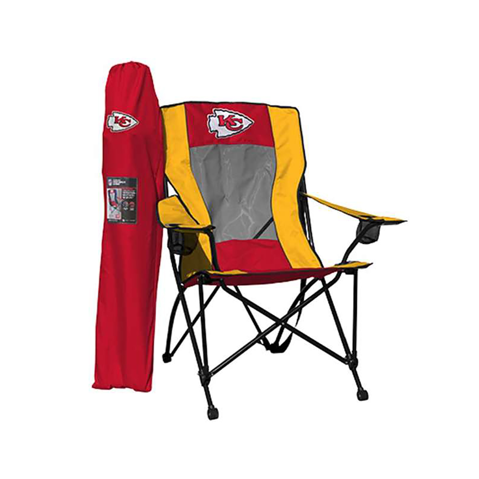 Rawlings Kansas City Chiefs High Back Folding Chair