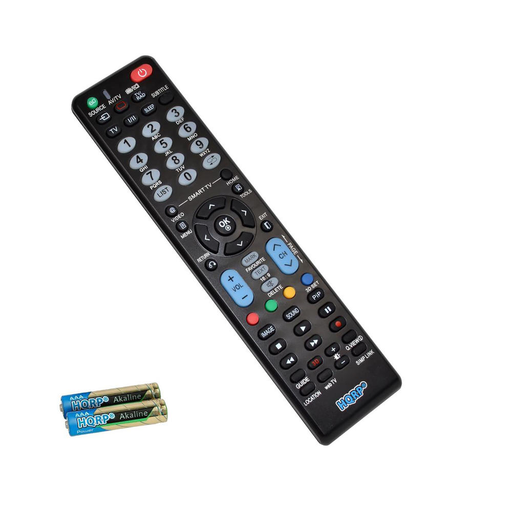 HQRP 887774405311744 Remote Control for LG TV Models