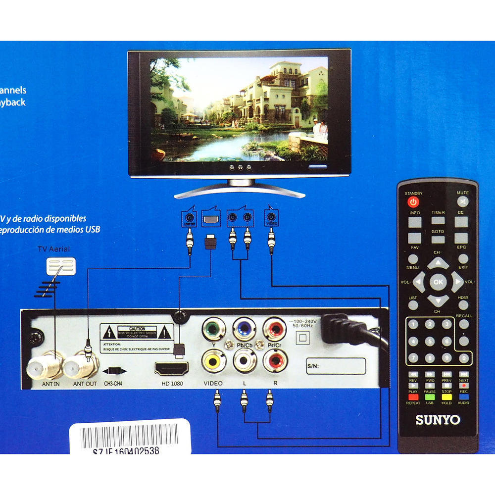 Sunyo ATS800 HD Digital Converter Box