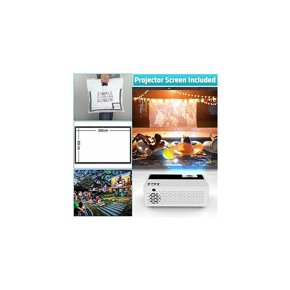 TMY V08 Full HD Projector with 100
