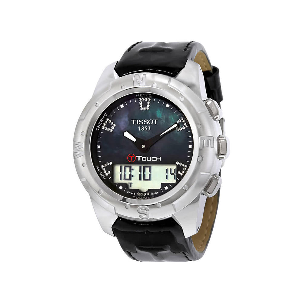 Tissot T - Touch II Chronograph Unisex Watch - Black Mother of Pearl