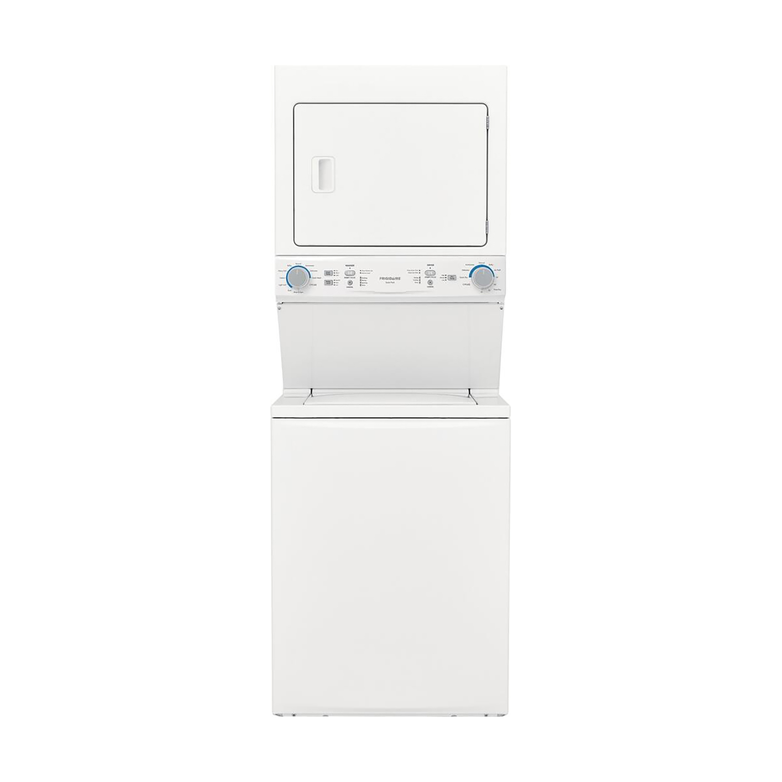 Frigidaire FLCE7522AW Stacked 3.9cu. ft. Washer and 5.6cu. ft. Dryer - White