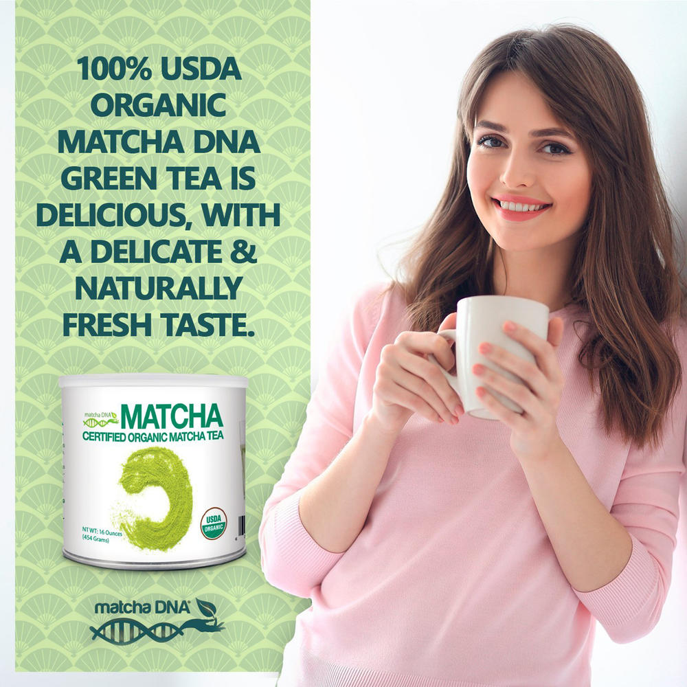 Matcha DNA 1lb Organic Matcha Green Tea Powder