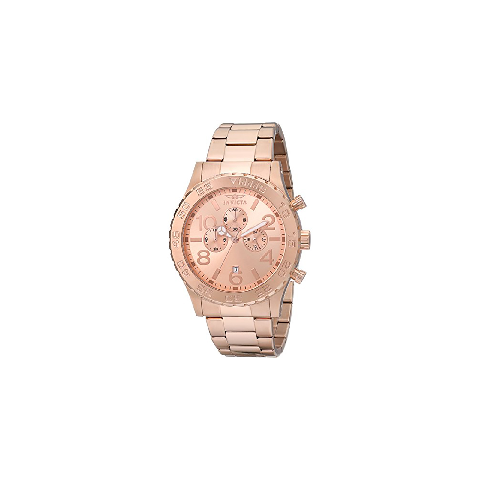Invicta 1271 Men's Specialty Stainless Steel Watch - Rose Gold