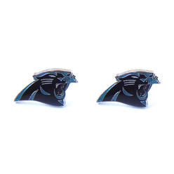 Aminco NFL Carolina Panthers Post Stud Logo Earring Set