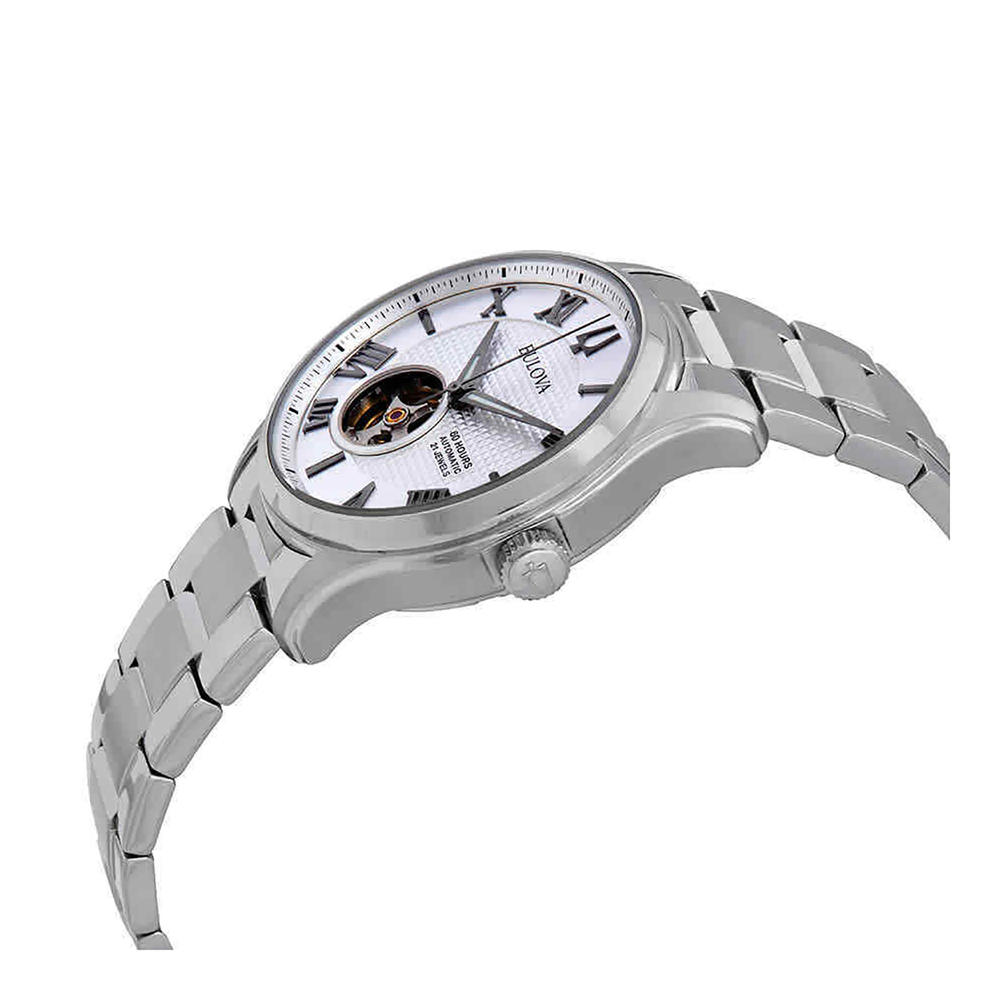Bulova Wilton Automatic Men's Wristwatch - Silver