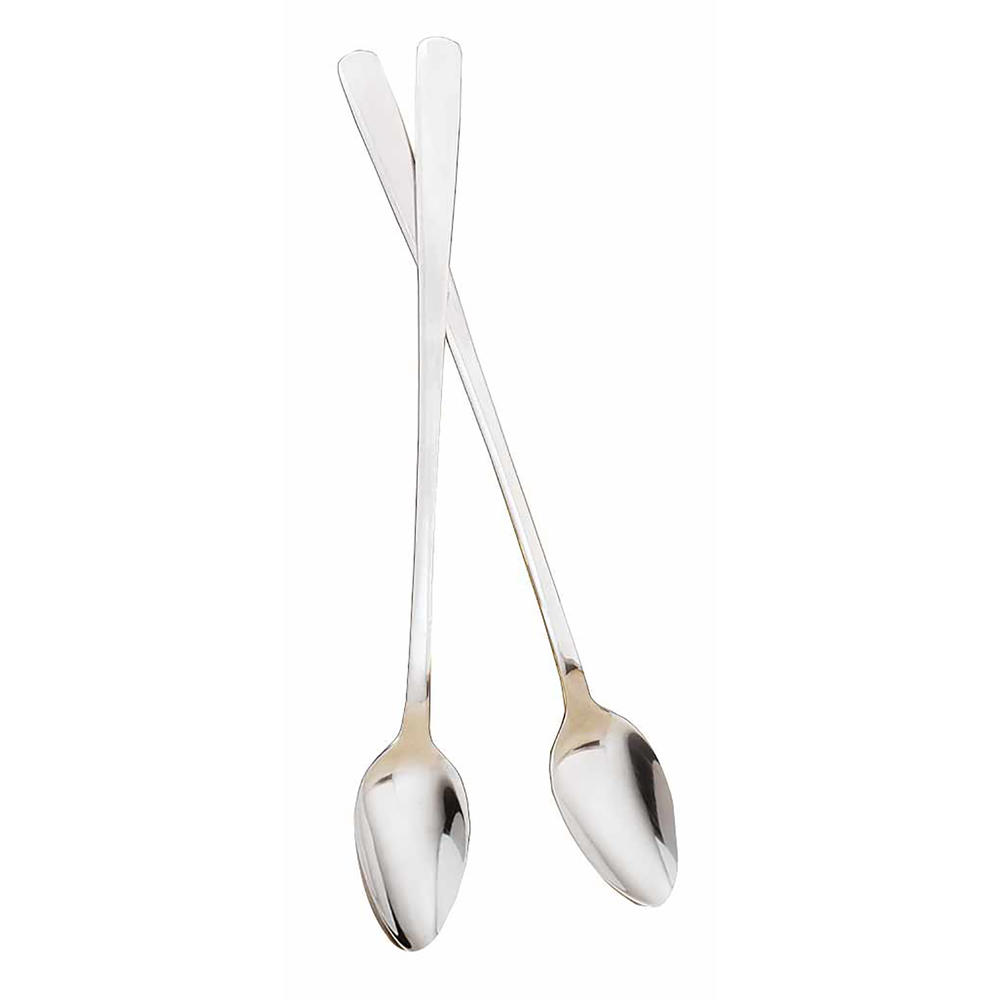 Fox Valley Traders 8pc. Stainless Steel Long Handle Iced Tea Spoon Set