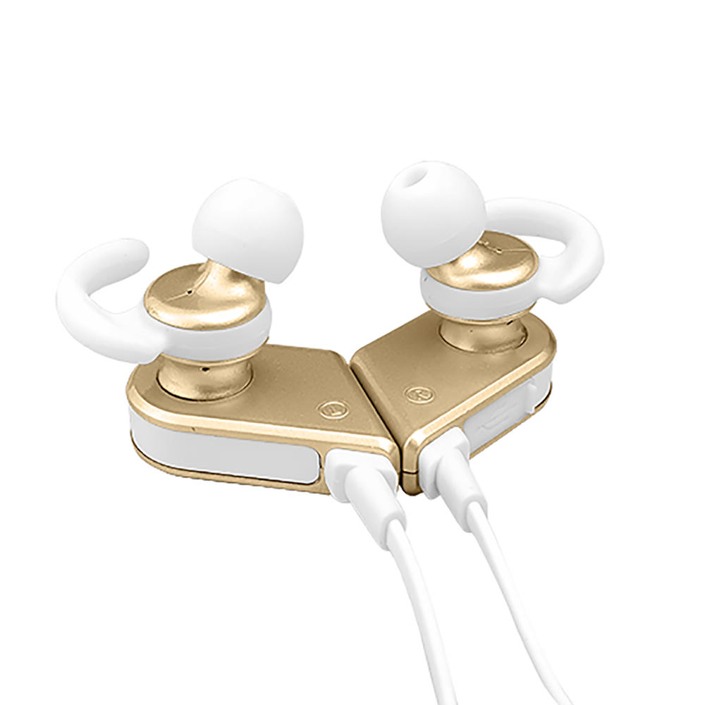 Xenith Xenith-Gold-001 Wireless In-Ear Magnetic Sport Headphones - Gold