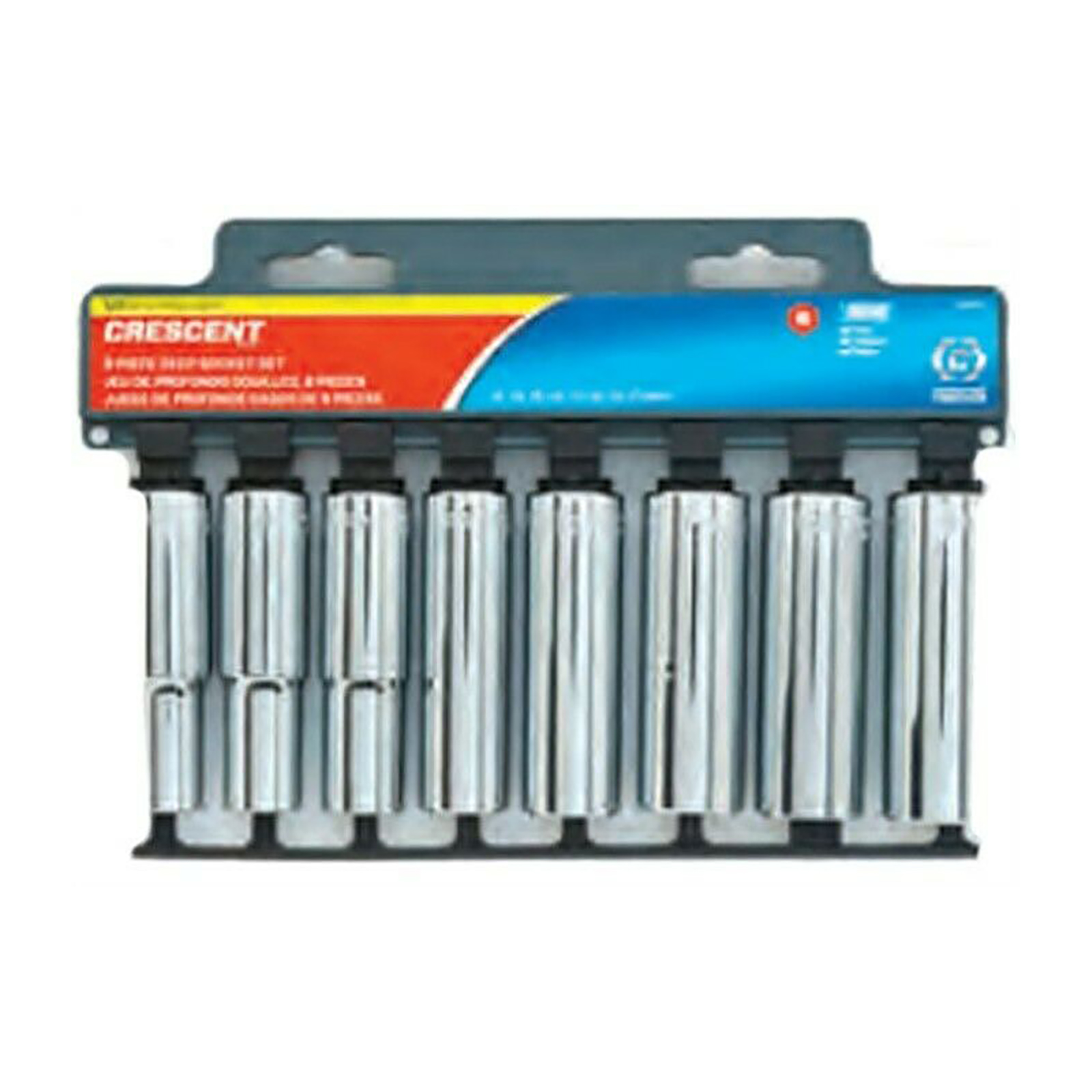 Crescent 8pc. 1/2" SAE Deep Well Socket Set Sears Marketplace