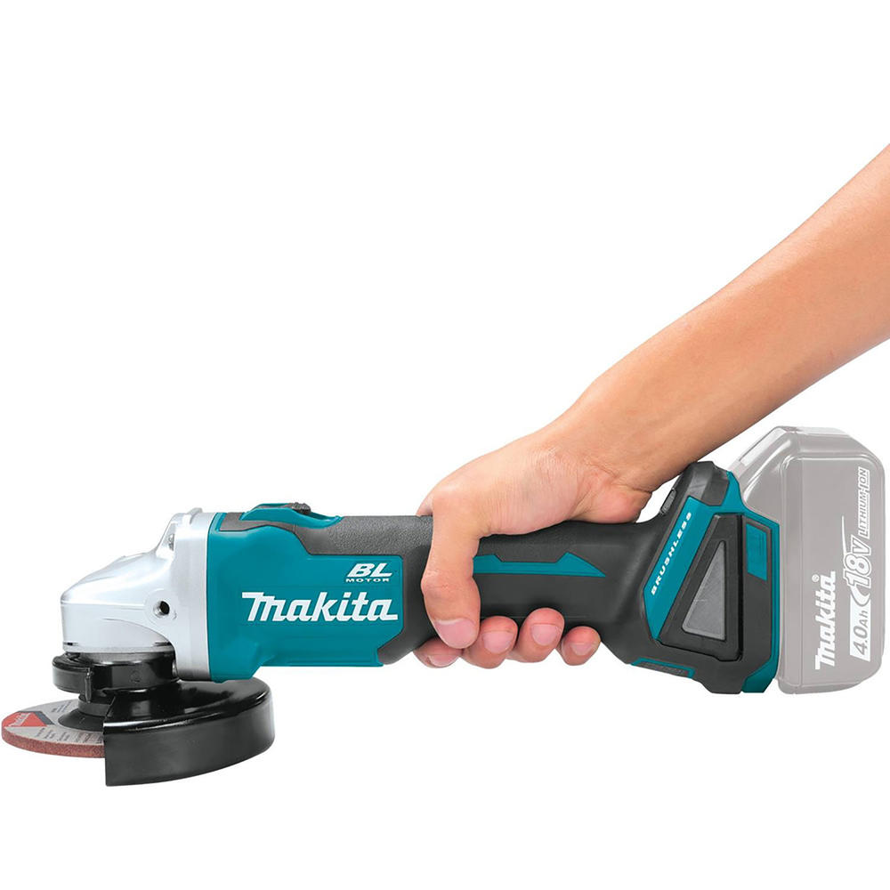 Makita XAG09Z 18V LXT Lithium-Ion Brushless Cordless 4-1/2 in. / 5 in. Cut-Off/Angle Grinder with Electric Brake (Tool Only)