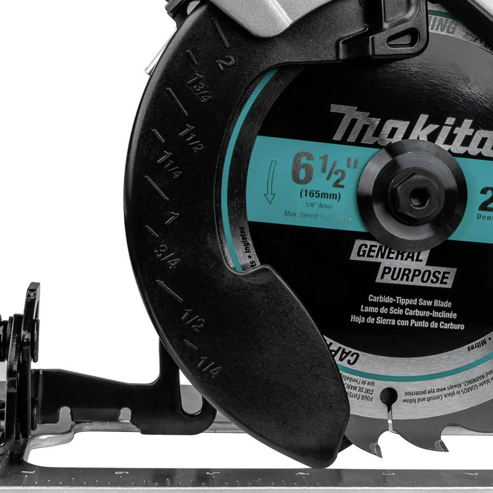 Makita XSH04RB 18V LXT Lithium-Ion 2.0 Ah Sub-Compact Brushless 6-1/2 in. Circular Saw Kit