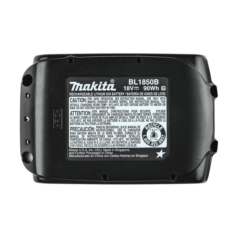 Makita  BL1850B-2 Battery, 18 V Battery, 5 Ah, 2