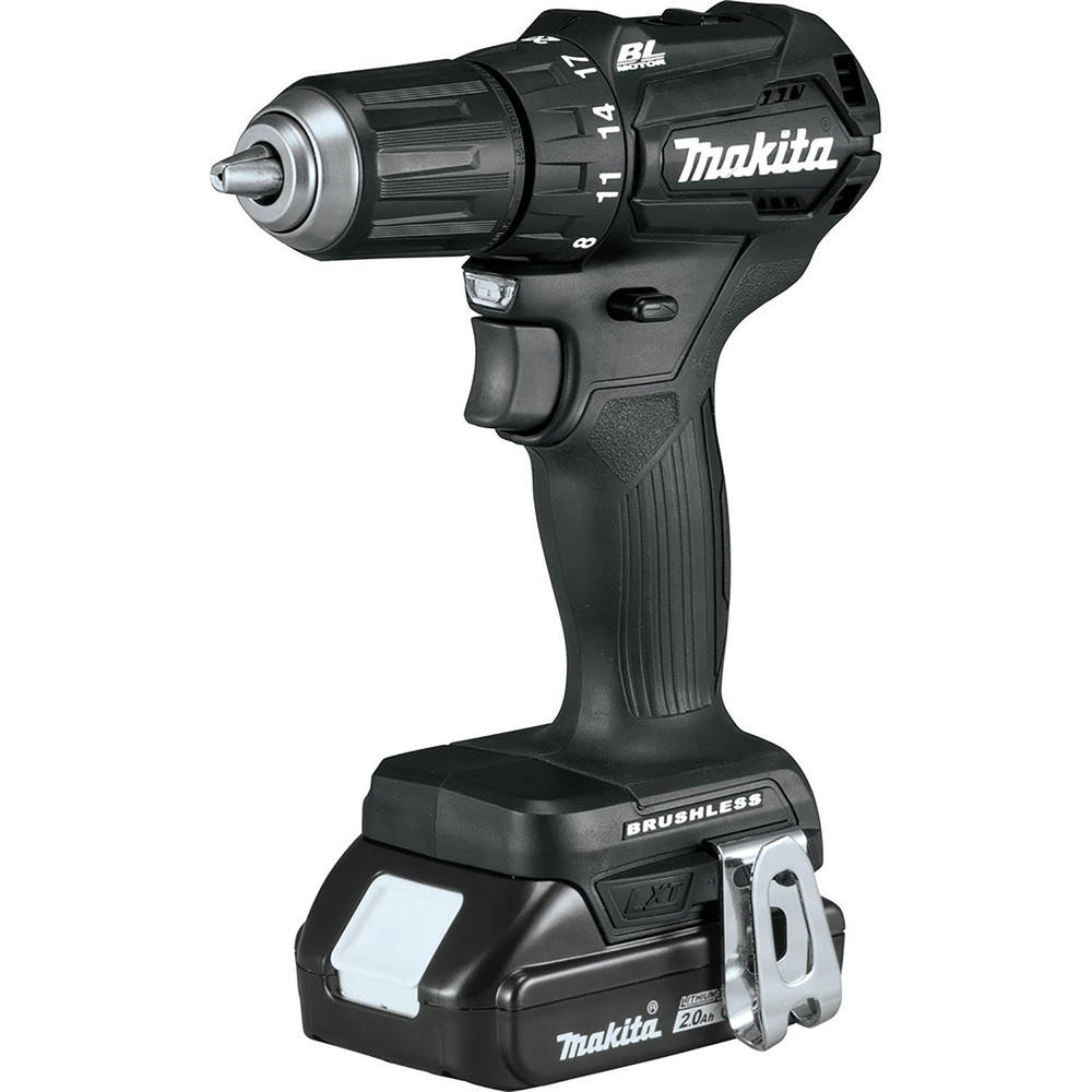 Makita XFD11R1B 18V LXT Lithium-Ion Brushless Sub-Compact 1/2 in. Cordless Drill Driver Kit (2 Ah)