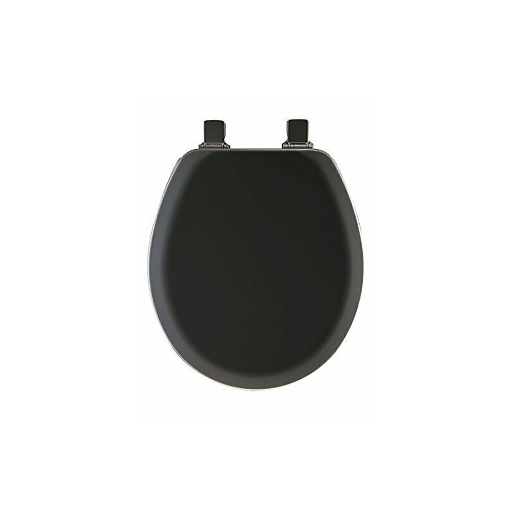 Mayfair Toilet Seat for Round Bowls Black
