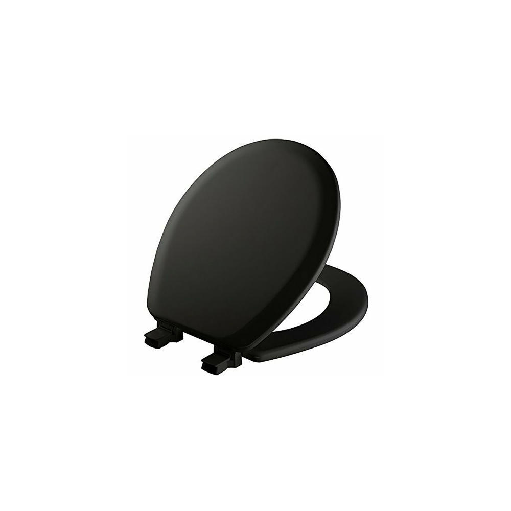 Mayfair Toilet Seat for Round Bowls Black