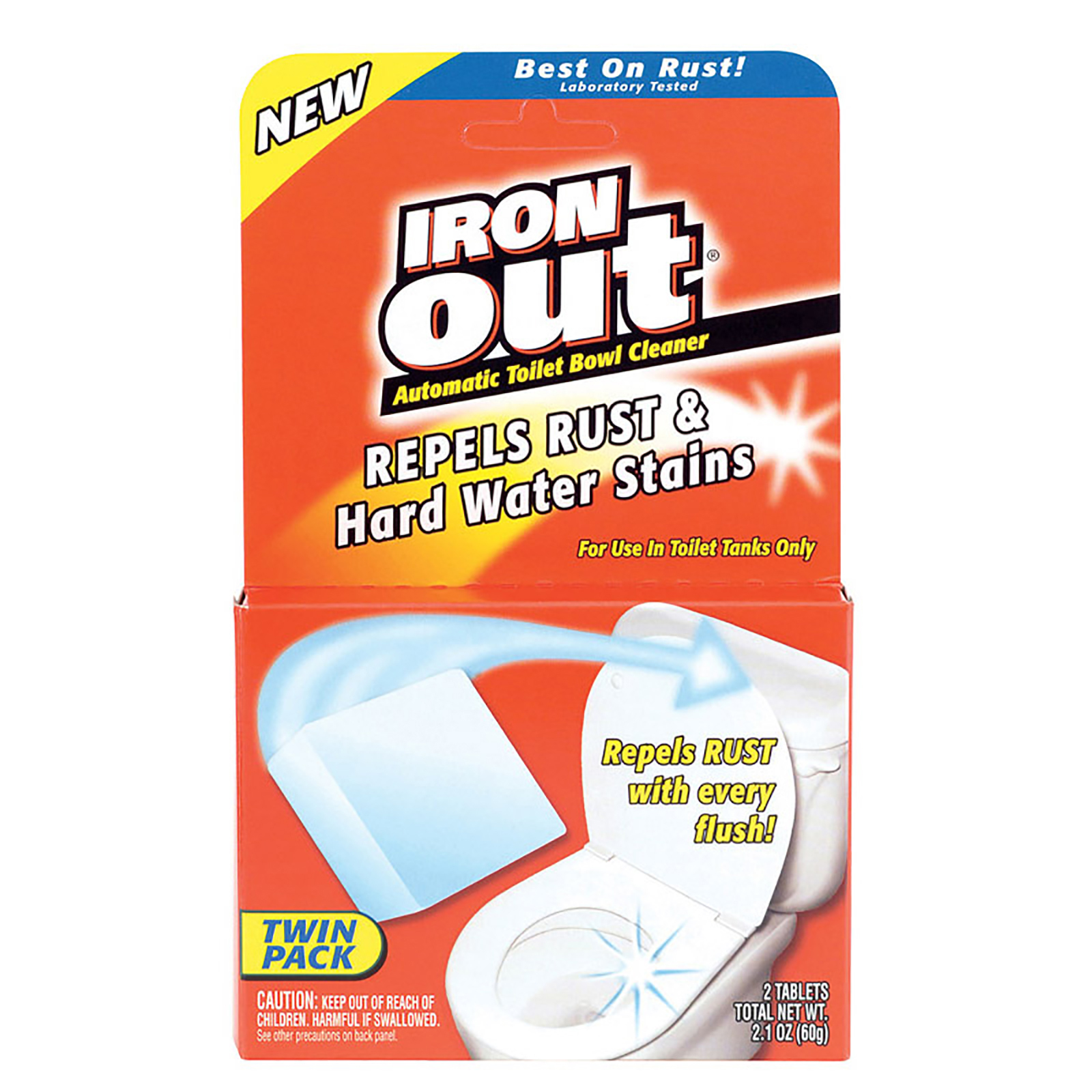 Iron Out Automatic Toilet Bowl Cleaner - Red