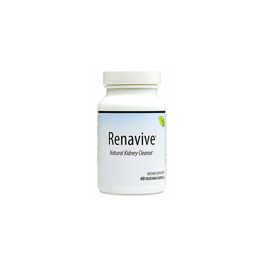 Global Quality Health Renavive 60pc. Natural Kidney Cleanse Capsules