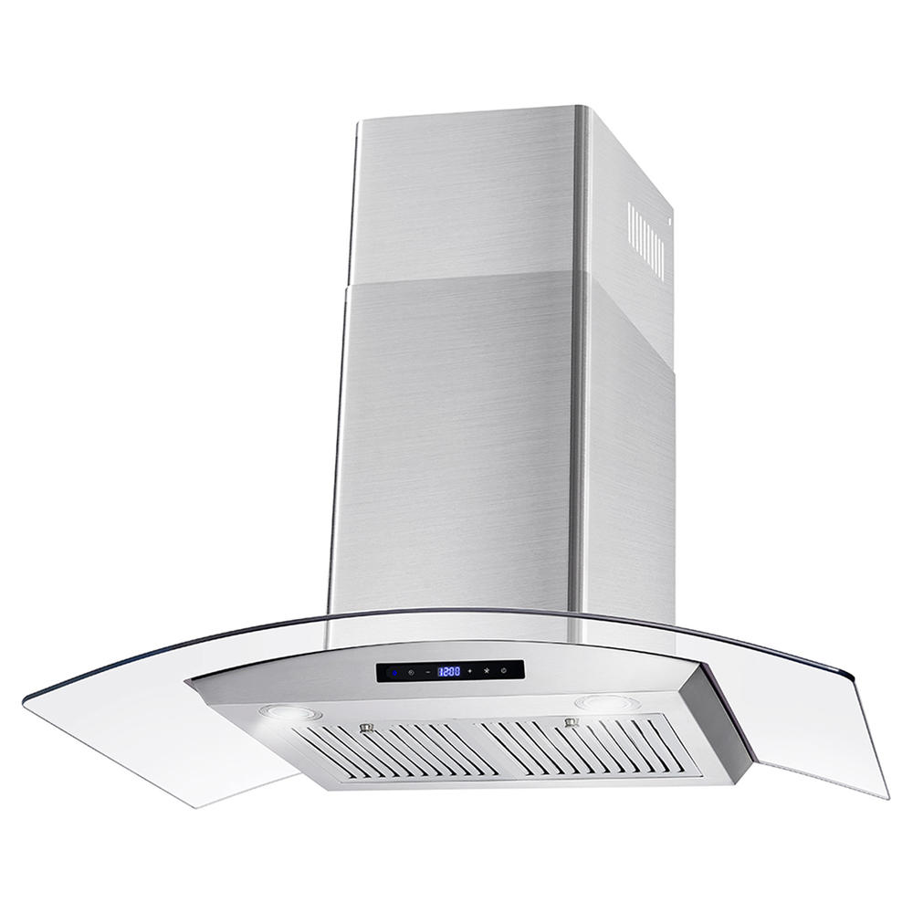 Cosmo Appliances COS-668AS900 36 in. Convertible Wall Mount Range Hood in Stainless Steel with Touch Controls, LED Lighting and 